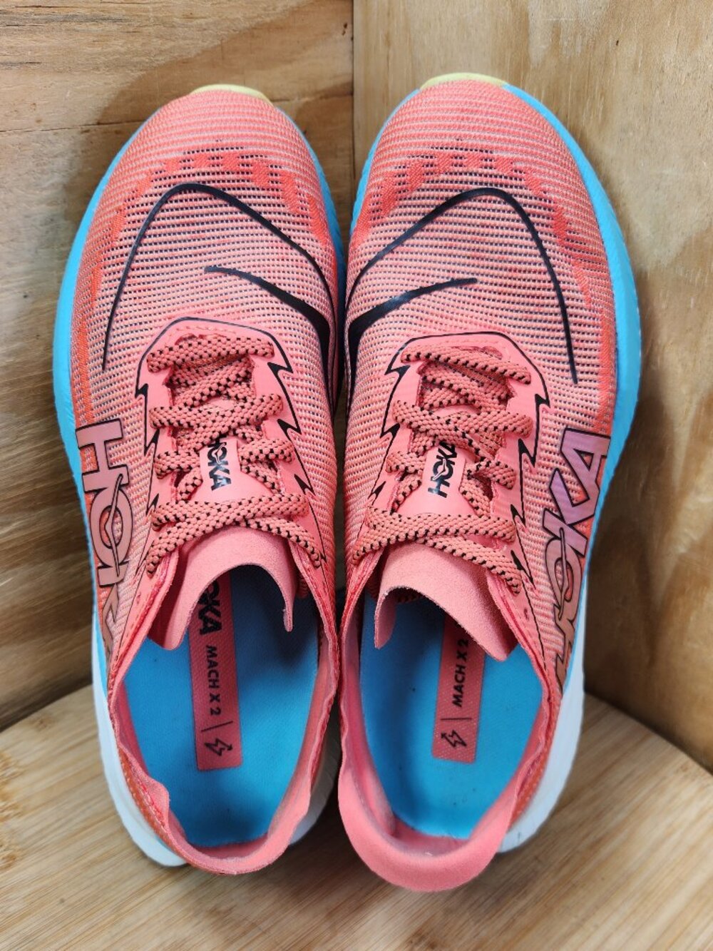 Hoka Mach X2 Womens Running Shoes Sneakers Size 8 - Picture 6 of 9